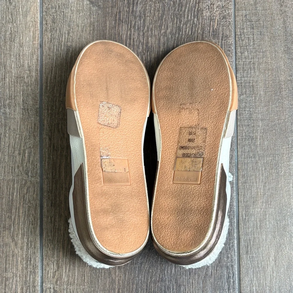 Dolce Vita Cream and Tan Sneakers - Picture 11 of 11